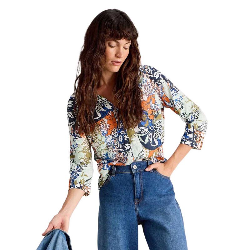 White Stuff Nelly 3/4 Sleeve Tee image number 0